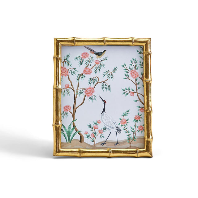 Two's Company | Gold Faux Bamboo Photo Frame