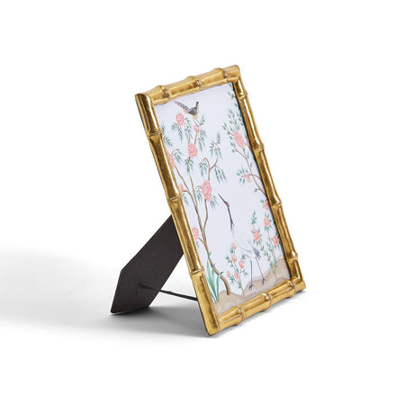 Two's Company | Gold Faux Bamboo Photo Frame