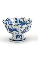 Two's Company | Scalloped Edge Footed Bowl