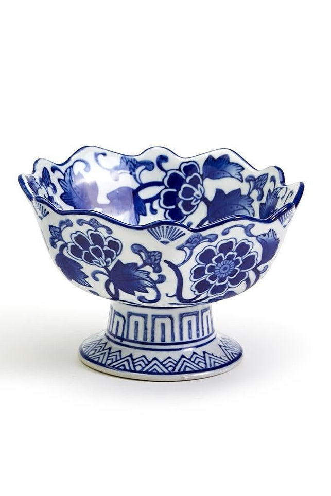 Two's Company | Scalloped Edge Footed Bowl