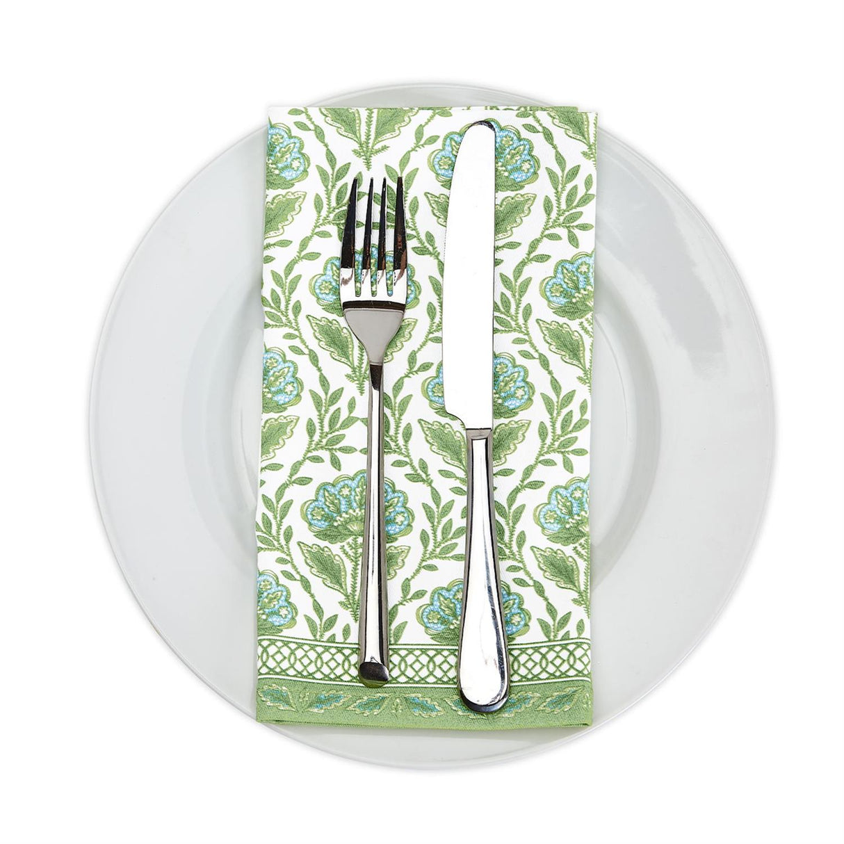 Floral Pattern Napkins - Set of 4