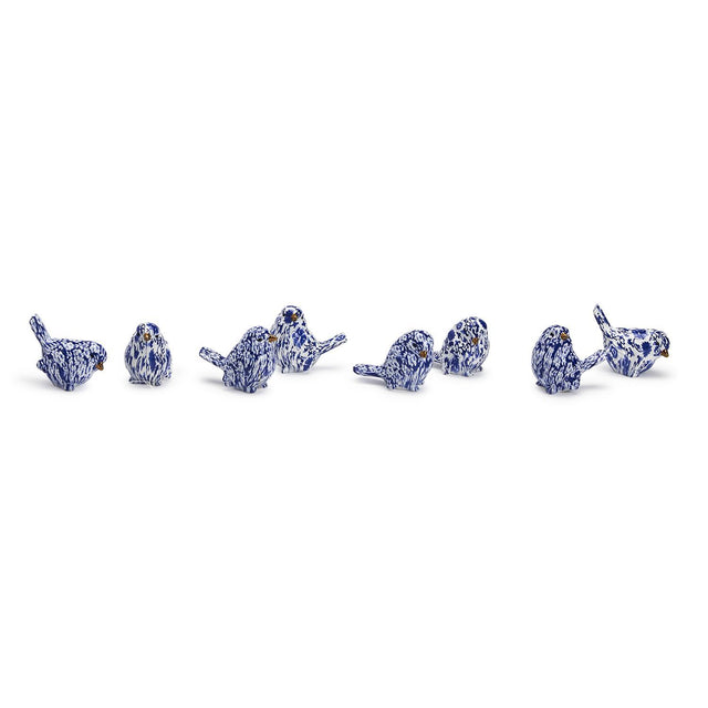 Two's Company | Chinoiserie Blue Robin Decorative Bird