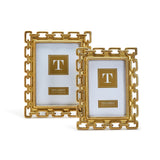 Two's Company | Gold Chain Photo Frame