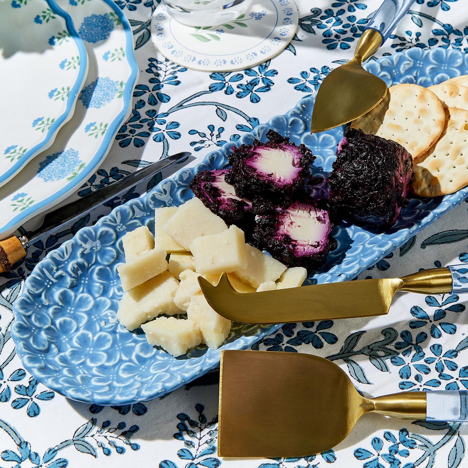 Two's Company | Hydrangea Tidbit / Cracker Dish