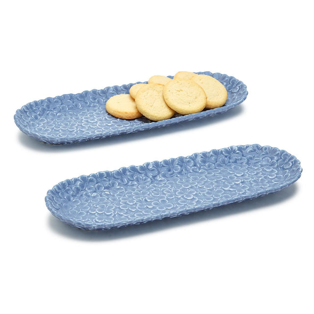 Two's Company | Hydrangea Tidbit / Cracker Dish