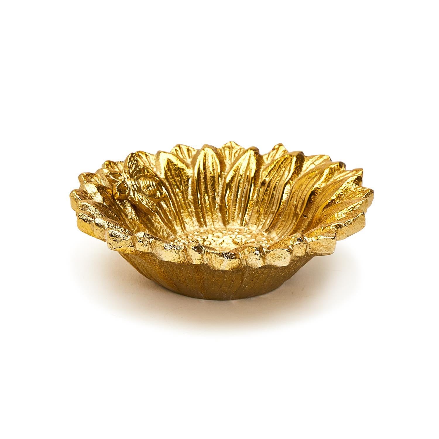 Golden Bee Trinket Tray