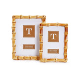 Two's Company | Blonde Natural Bamboo Finish Photo Frame
