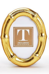 Two's Company | Gold Faux Bamboo Photo Frame