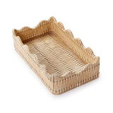 Scalloped Edge Napkin/Utensil Holder