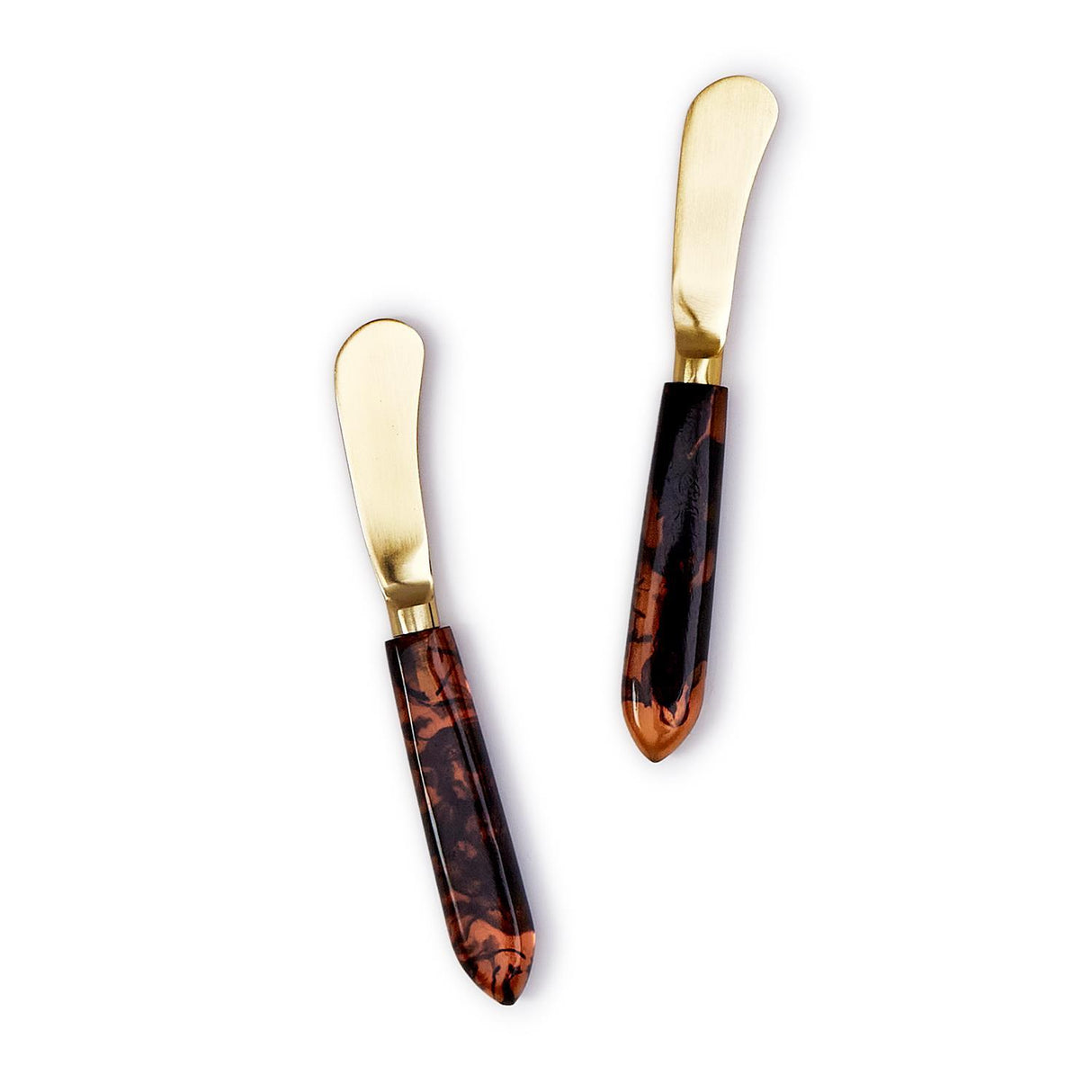 Tortoise Swirl Set of 2 Spreader