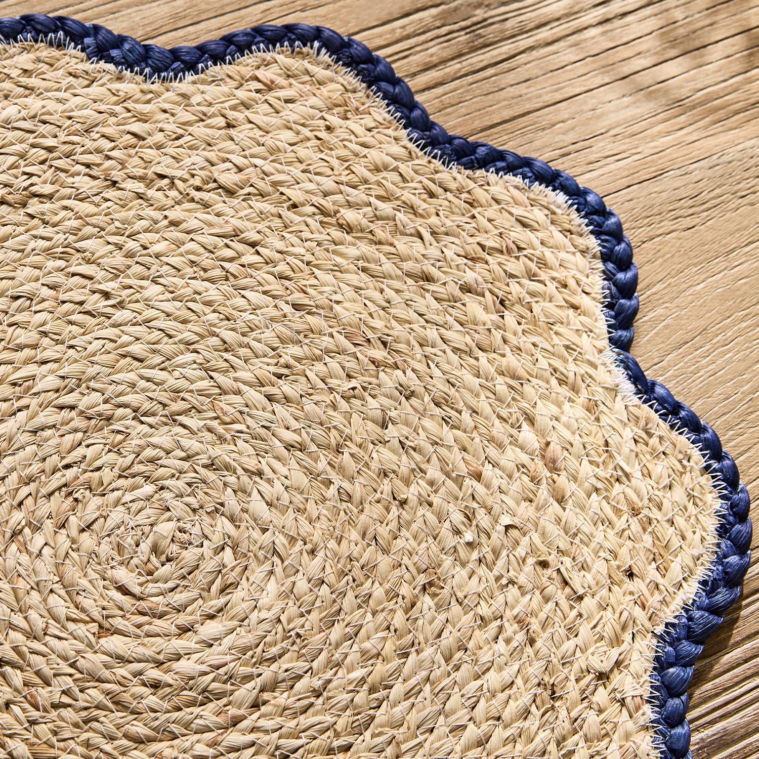 Two's Company | Handwoven Scalloped Edge Placemats