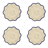 Two's Company | Handwoven Scalloped Edge Placemats