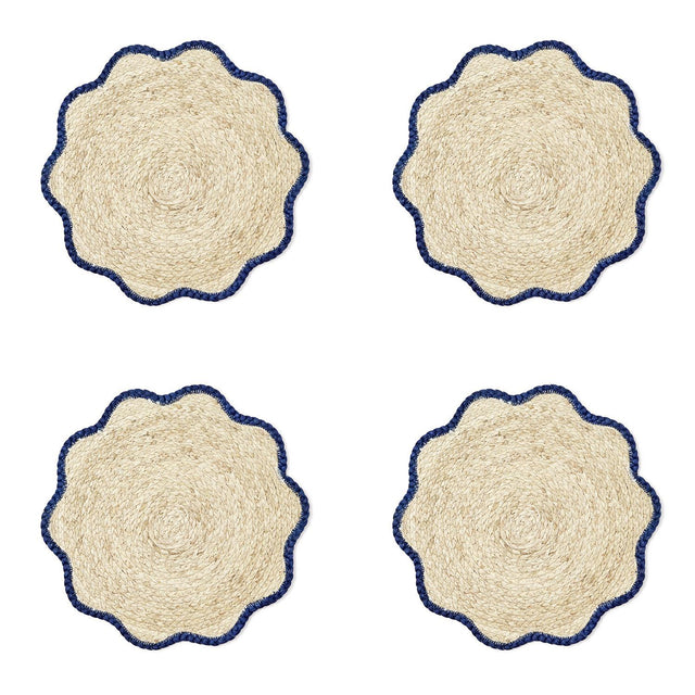 Two's Company | Handwoven Scalloped Edge Placemats