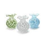 Two's Company | Ruffled Edge Spotted Vase