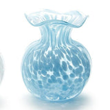 Two's Company | Ruffled Edge Spotted Vase