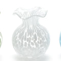 Two's Company | Ruffled Edge Spotted Vase