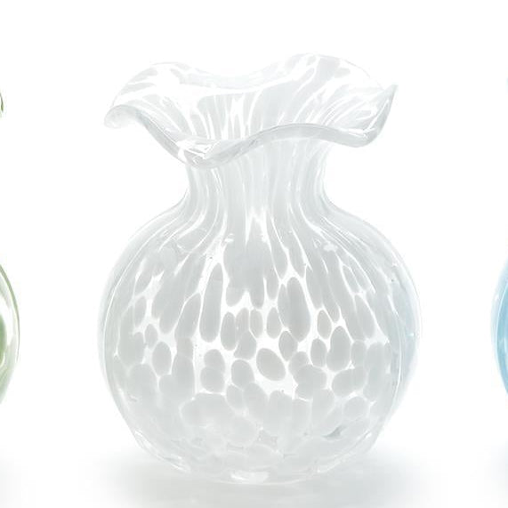 Two's Company | Ruffled Edge Spotted Vase