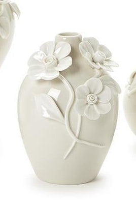 Two's Company | Mini Vases with 3-D Sculpted Flowers