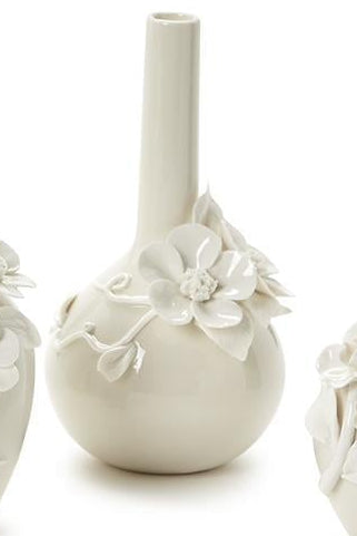 Two's Company | Mini Vases with 3-D Sculpted Flowers