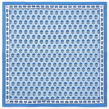 Chinoiserie Blue Block Print Cloth Napkins