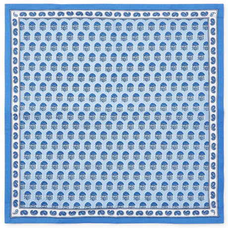Chinoiserie Blue Block Print Cloth Napkins