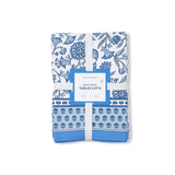 Chinoiserie Blue Block Print Design Tablecloths