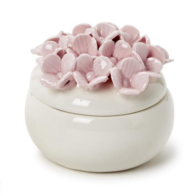 Two's Company | Hydrangea Trinket Jewelry Box with Lid