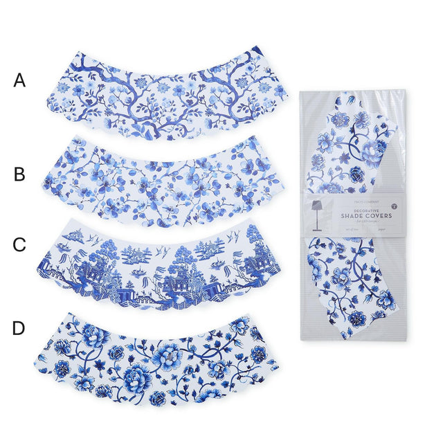 Two's Company | Chinoiserie Paper Shade Cover