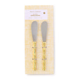 Two's Company | Set of 2 Gold Bamboo Spreaders