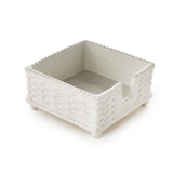 Two's Company | Basketweave Cocktail Napkin Holder