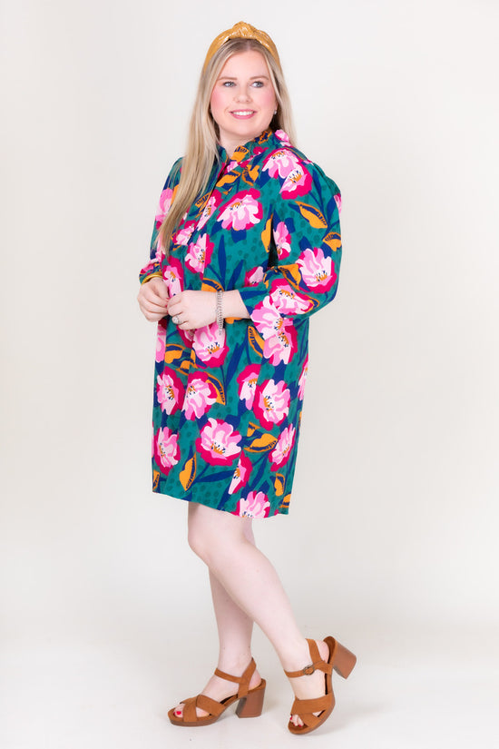 Michelle McDowell Karis Gold Rush Green Dress