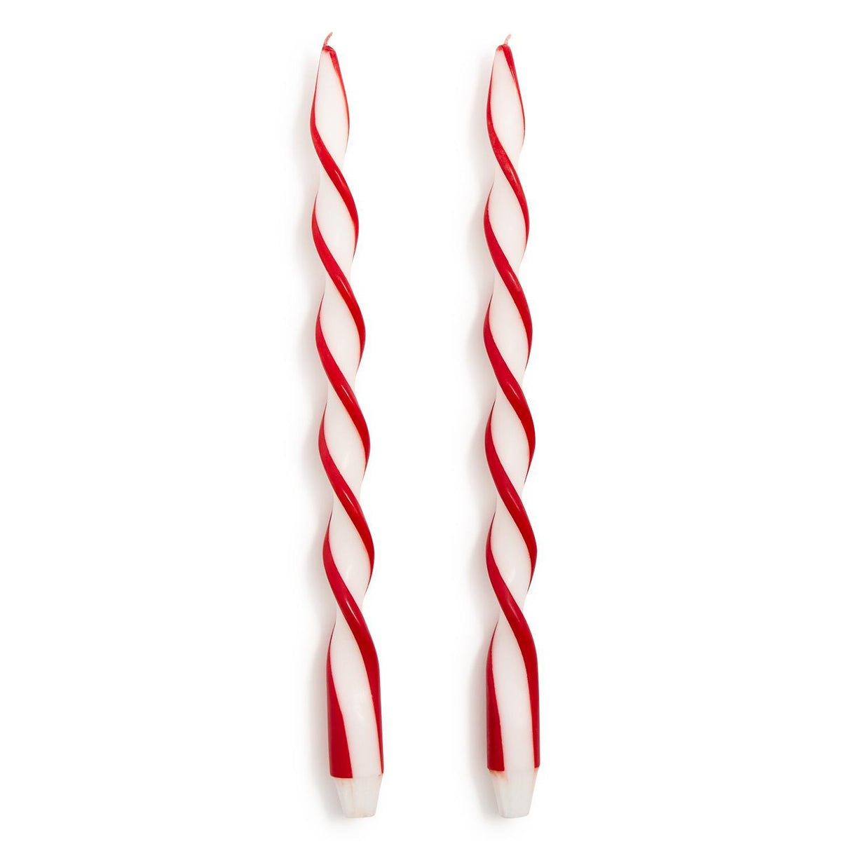Two's Company | Twist and Glow Set of 2 Red Ribbon Candles