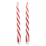 Two's Company | Twist and Glow Set of 2 Red Ribbon Candles