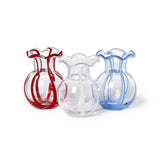 Two's Company | Ruffled Red, White and Blue Vase