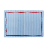 Two's Company | Red, White and Bloom Set of 4 Double-Sided Fabric Placemat