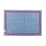Two's Company | Red, White and Bloom Set of 4 Double-Sided Fabric Placemat