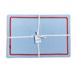 Two's Company | Red, White and Bloom Set of 4 Double-Sided Fabric Placemat