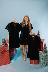 Velvet Dreams Mini Dress (Final Sale)