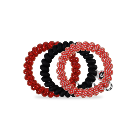 Teleties - Spiral Hair Coils | Large | Go Dawgs! Hair Ties