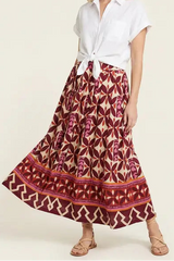 The Sienna Mosaic Maxi Skirt