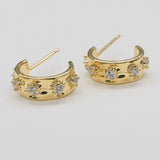 Brenda Grands Jewelry | Shiny Stars Hoops