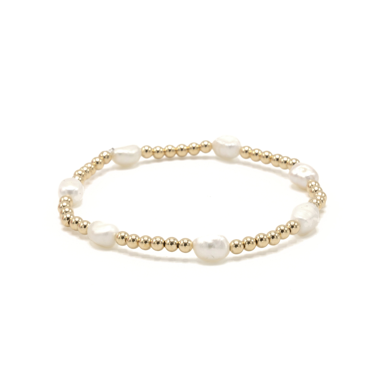 Erin Gray | Baroque Patterned Pearl Bracelet