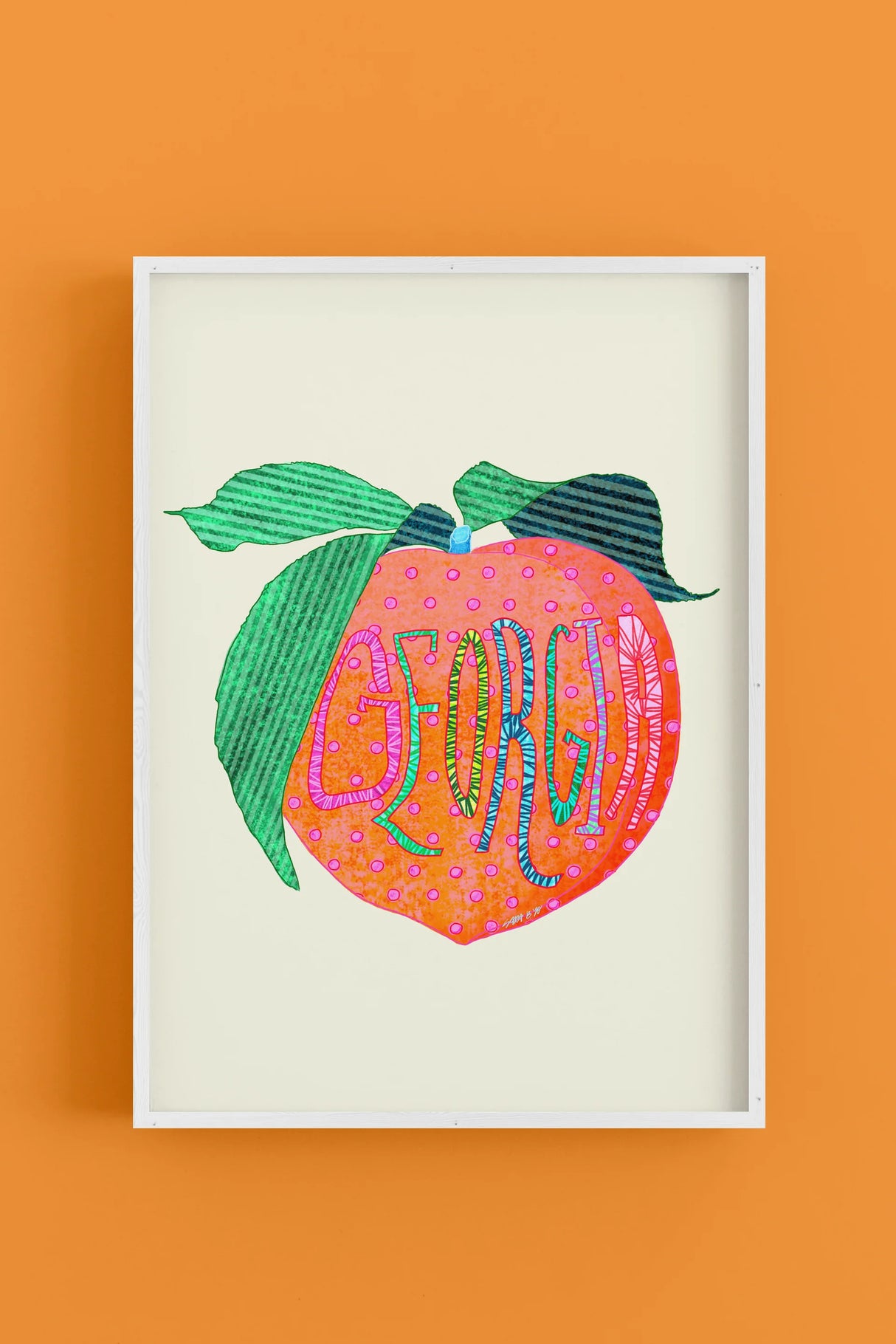 Intuitive Creations 8x10 Poster Prints| Georgia Peach