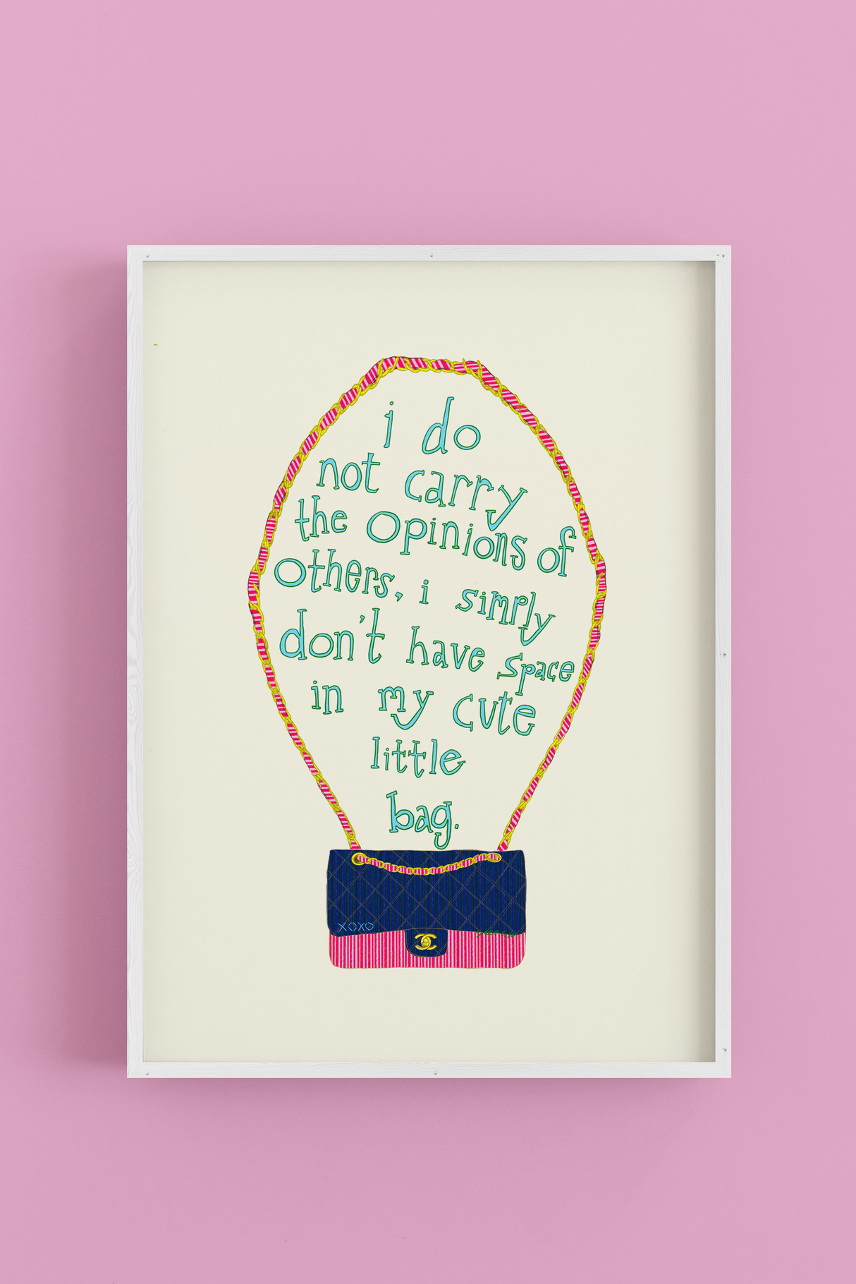 Intuitive Creations 8x10 Poster Prints | Cute Little Bag