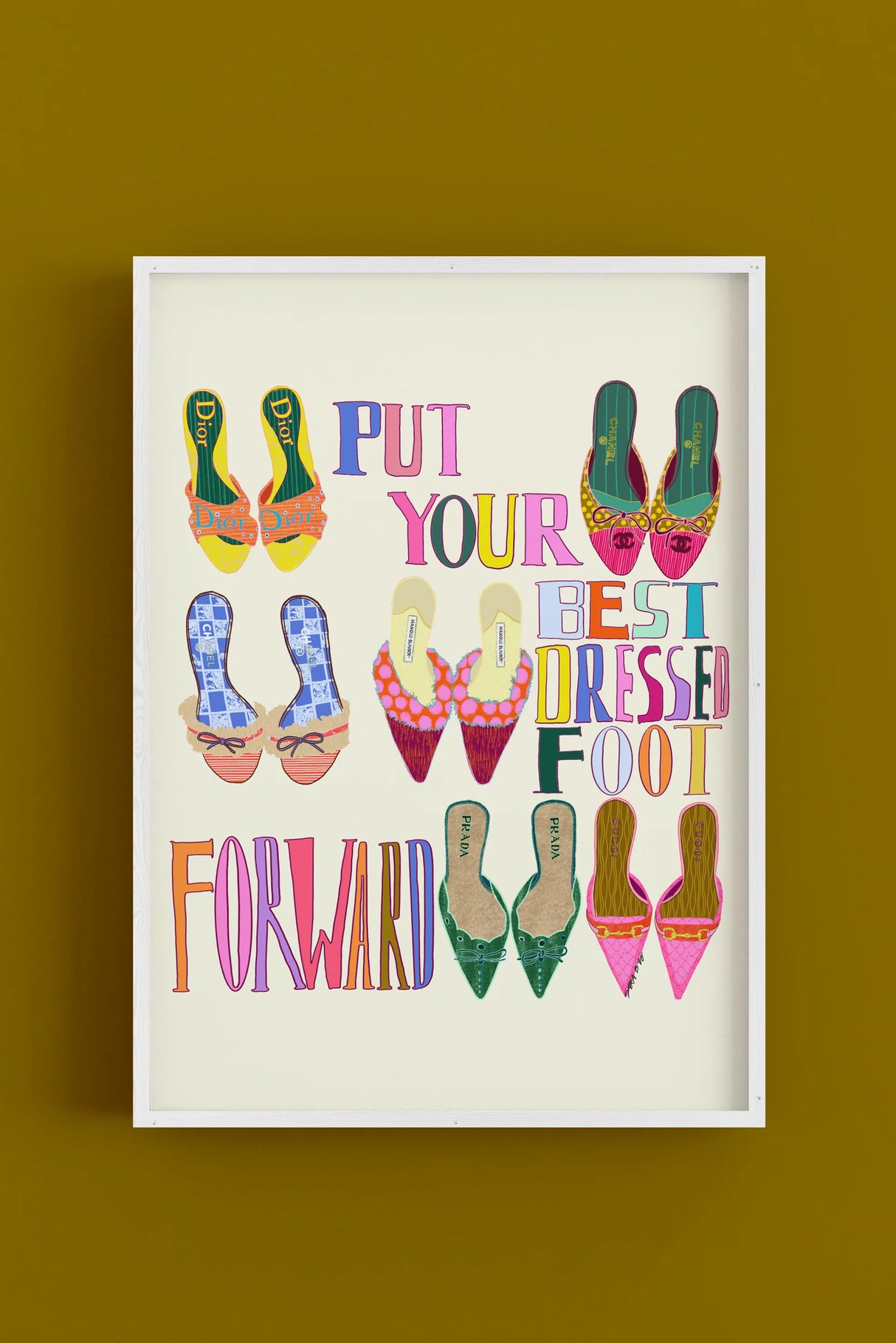 Intuitive Creations 8x10 Poster Prints | Best Dressed Foot Art