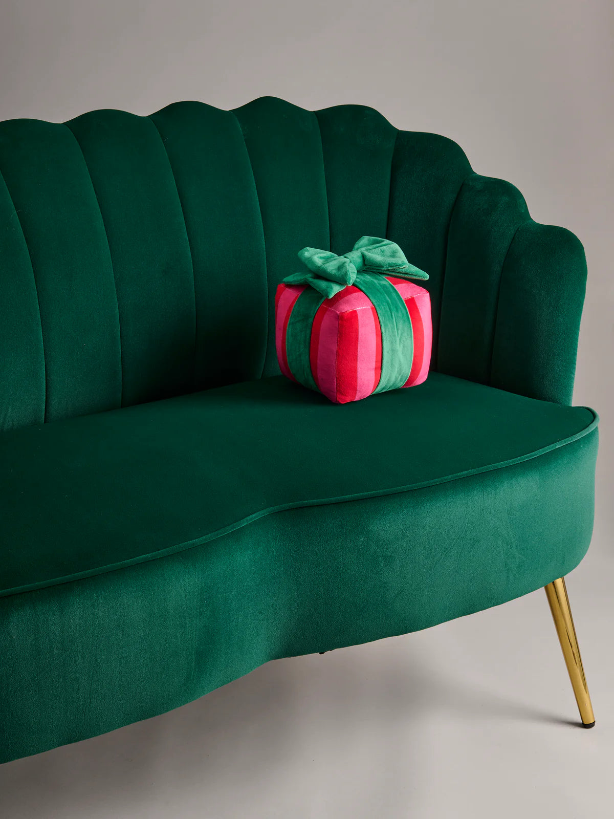 Shiraleah | Stripe Gift Box Small Pillow