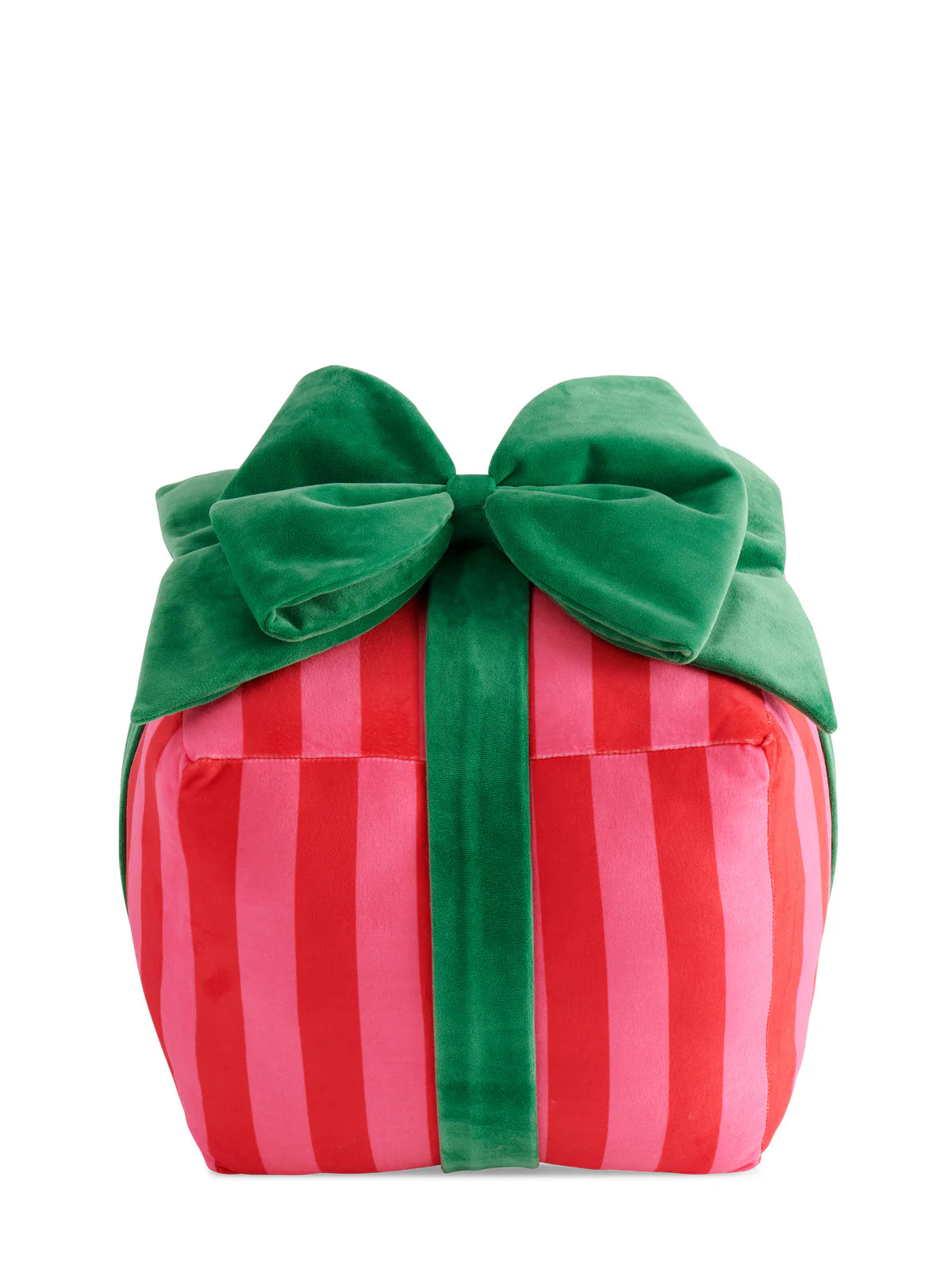 Shiraleah | Stripe Gift Box Large Pillow - Red