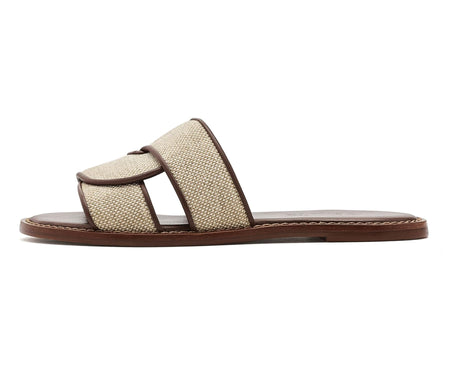 Schutz | Rita Flat - Natural Root Brown