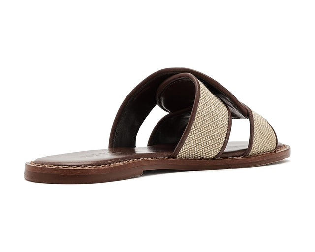 Schutz | Rita Flat - Natural Root Brown