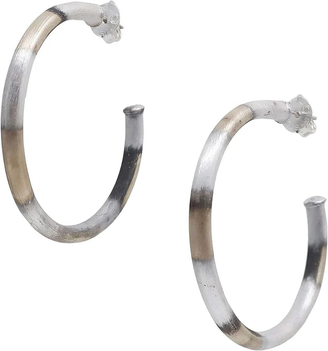 Sheila Fajl | Small Everybody's Favorite Hoops - Antique Silver